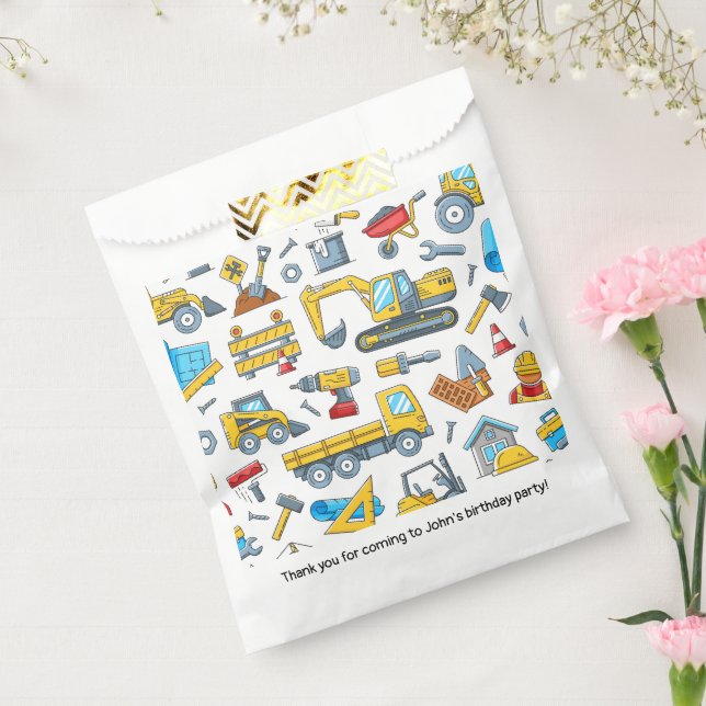 Construction Favour Bag (Sealed)