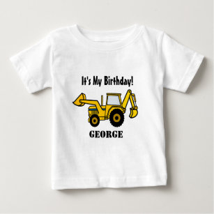 Construction Fun/ Backhoe Baby T-Shirt