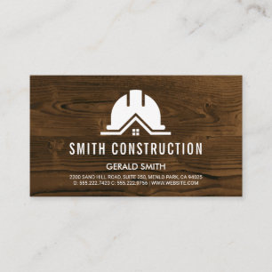 Construction General Contractor Builder Business Card