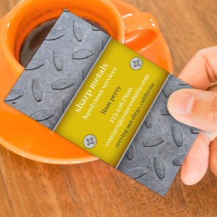 Construction Handyman Business Card Template