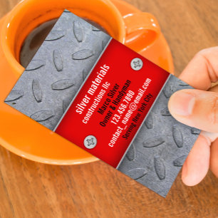Construction Handyman Business Card Template