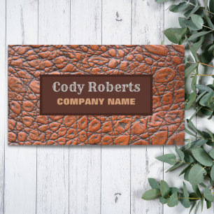 Construction Handyman Cowboy Country Western Business Card