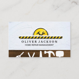 Construction Hardware Tools Business Card