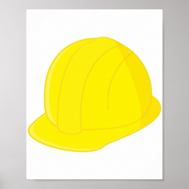 Construction Hat Poster (Front)
