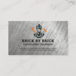 Construction Logo   Builder   Properties Business Card