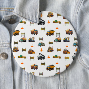 Construction machinery 6 inch round button