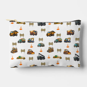 Construction machinery accessory pouch