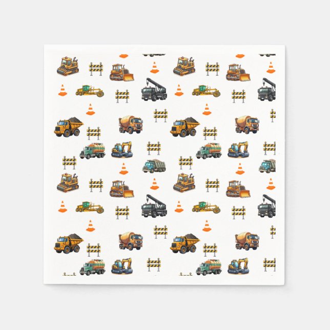 Construction machinery  napkin (Front)