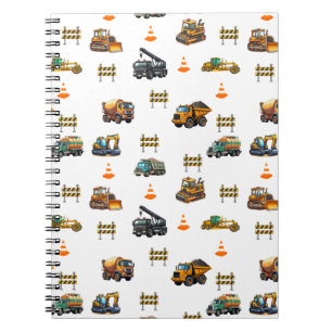 Construction machinery notebook