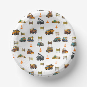 Construction machinery  paper plate