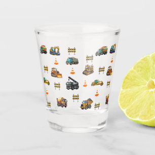 Construction machinery shot glass