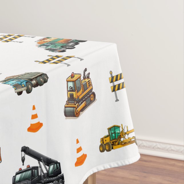 Construction machinery  tablecloth (In Situ)