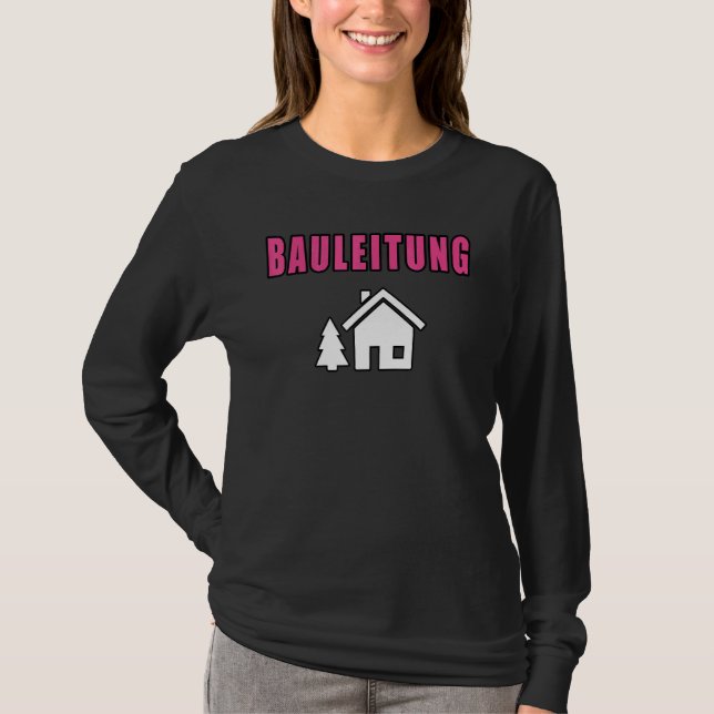 Construction Management Women's Builder Topping Up T-Shirt (Front)