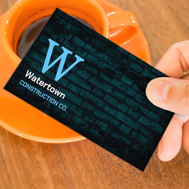 Construction Masonry Brick Business Card (Creator Uploaded)