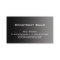 Construction Metal Business Card Professional