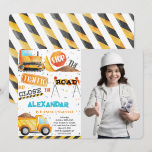Construction modifiable Anniversaire Invitations p