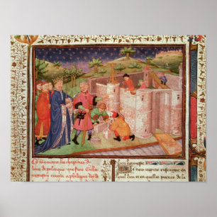 Construction of a Castle Poster