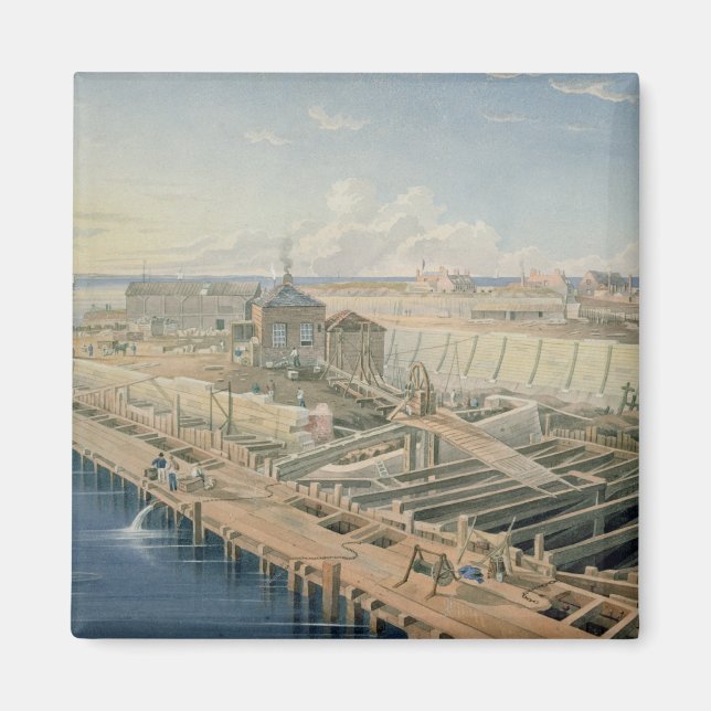 Construction of Docks Magnet (Front)