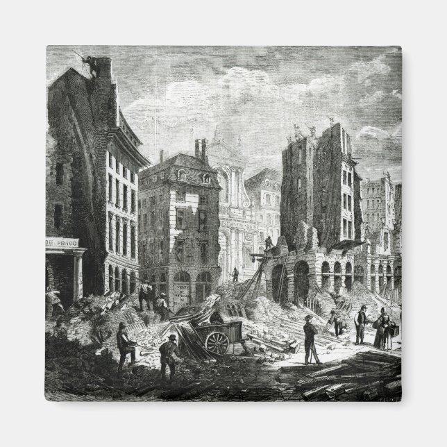 Construction of the Boulevard de Sebastopol Magnet (Front)