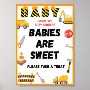 Construction Party Sign, Baby Shower Sign