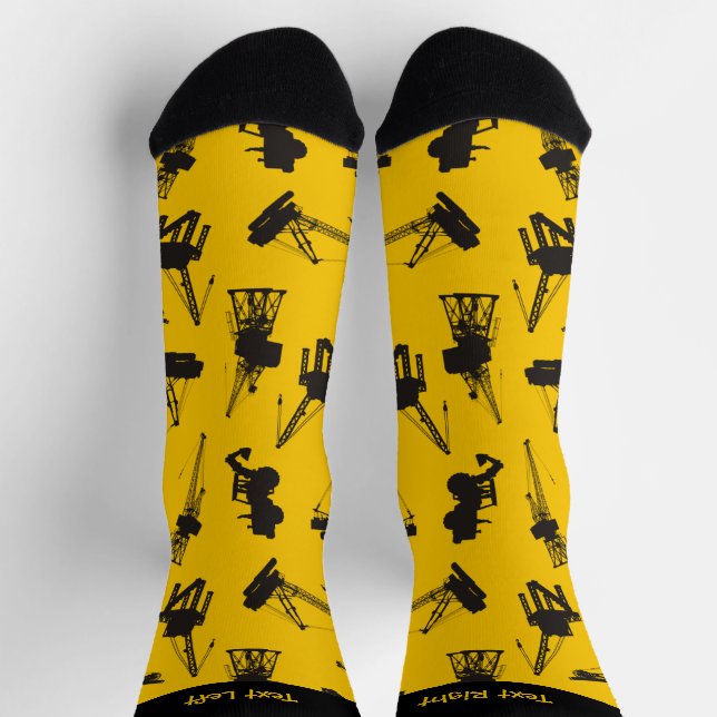 Construction Pattern Socks (Top)