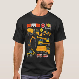 Construction Payloader Tractor Dumptuck Constructi T-Shirt