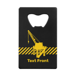 Construction Platform Credit Card Bottle Opener
