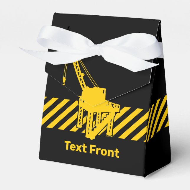 Construction Platform Favor Box (Front Side)
