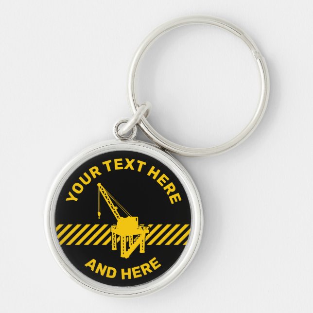 Construction Platform Keychain (Front)