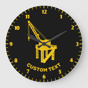 Construction Platform Large Clock