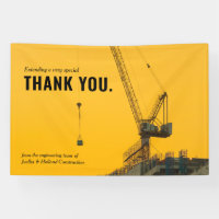 Construction Project | Minimal Thank You