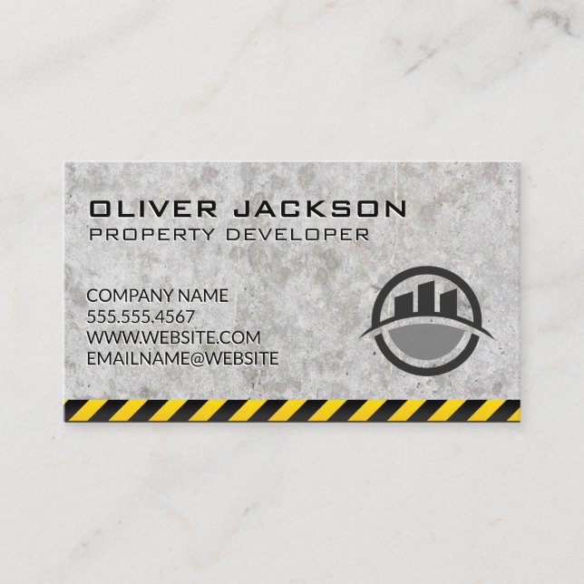 Construction | Property Developer Business Card (Front)
