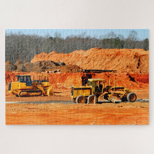 Construction Site Background Jigsaw Puzzle (Horizontal)