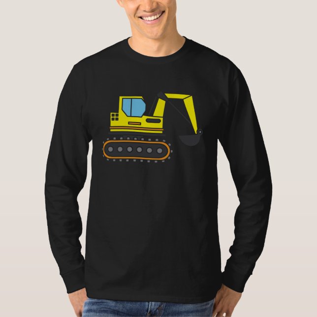Construction site  idea u2013 diggers love digging T-Shirt (Front)