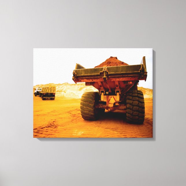 Construction Site, Luanda, Luanda Province Canvas Print (Front)