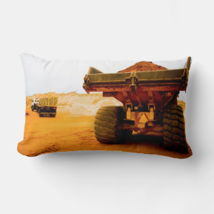 Construction Site, Luanda, Luanda Province Lumbar Pillow
