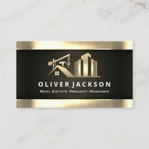 Construction Site   Property Development  Business Card