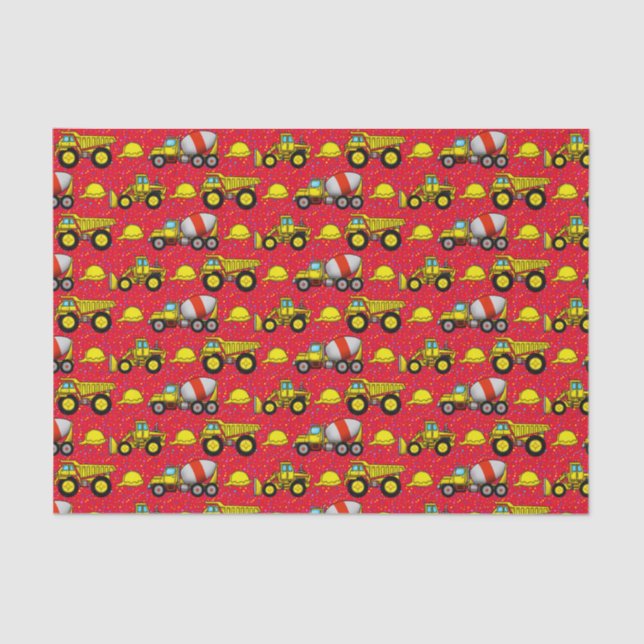 Construction Site Tissue Paper (Front)