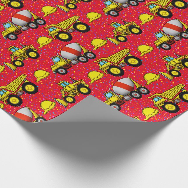 Construction Site Wrapping Paper (Corner)