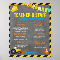 Construction Teacher Staff Appreciation template