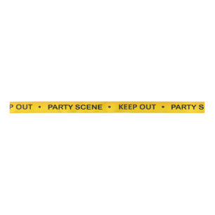 Construction Theme Birthday Decoration Party Scene Satin Ribbon