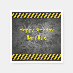 Construction Theme Napkin