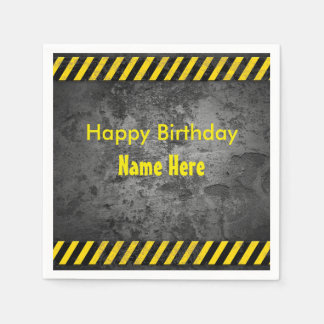 Construction Theme Napkin