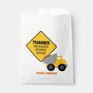 Construction Themed Birthday Favour Bag