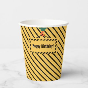 Construction Themed Birthday Paper Cups