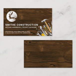 Construction Tools   Wood and Building Welder Business Card