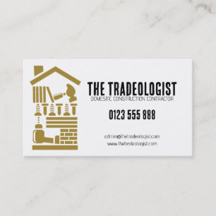 Construction Trade Business Card