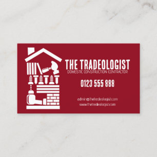 Construction Trade Business Card
