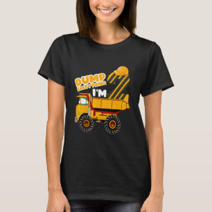 Construction Truck 2nd Birthday Boy Builder 2 Year T-Shirt