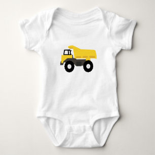 Construction Truck Baby Bodysuit